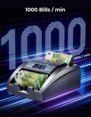 MUNBYN IMC27 contador billetes deteccion Falsos