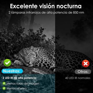 WOLFANG WT07 4G 2K 48MP visión nocturna TFT 2''
