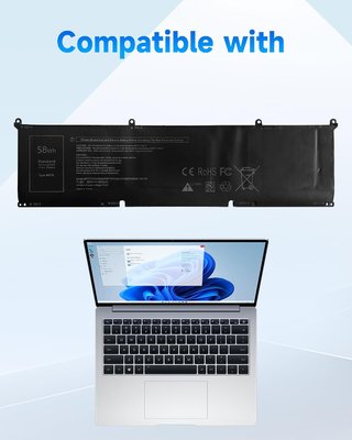 GINGEPRO 8FCTC-A Batería 58Wh 11,55V 4950mAh Dell
