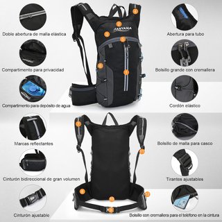 JIANYANA Mochila Hidratación 15L Depósito 2L