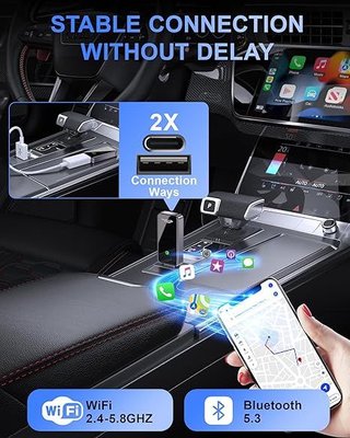 Draome CarPlay Adaptador inalámbrico Mini Edition