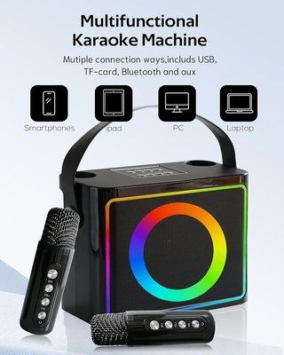 QEEKADA 2 micros inalambricos Altavoz Bluetooth