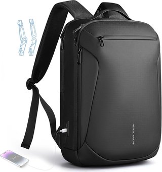 HK Mochila Portátil 15.6'' USB Antirrobo 25L Negra