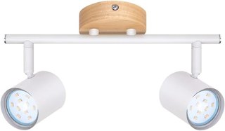 Deboola LED foco techo 2 llamas GU10 sin bombillas