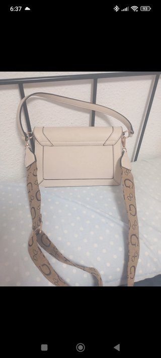 Bolso Guess Beige Multicolor Original