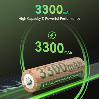 AKTTKA 3.7V 3300mAh recargable p4 botón superior