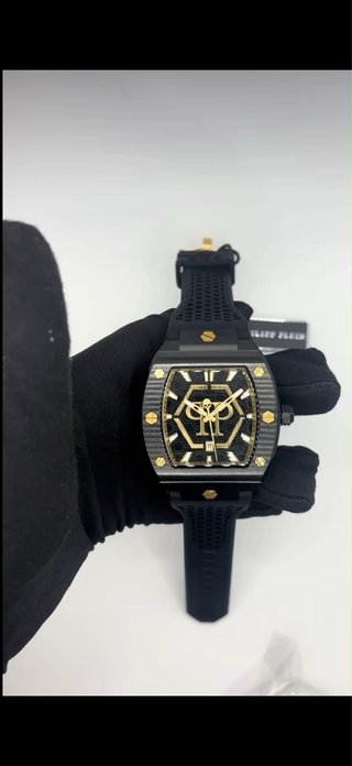 Reloj Philipp Plein Negro y Dorado