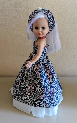 Nancy Clásica Réplica Vestido Floral