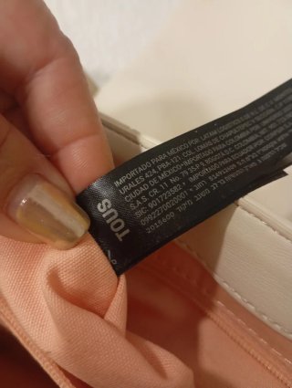 Bolso Tous Bandolera,y hombro color Crudo