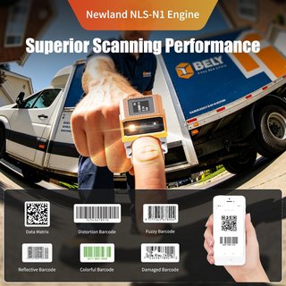 NETUM XR700 Escáner 2D BT 5.3 NFC IP68 Pantalla