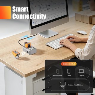 NETUM XR700 Escáner 2D BT 5.3 NFC IP68 Pantalla