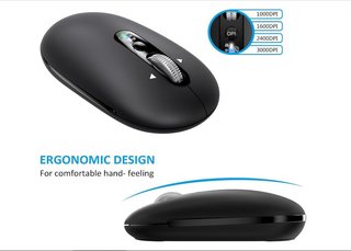 INFINMIND D970 Ratón inalámbrico 2.4G 2xBluetooth