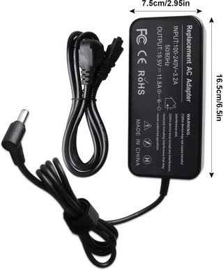 MXJFYY Cargador 230W 19.5V 11.8A 6×3.7mm ASUS ROG