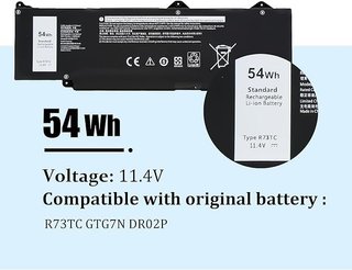 BLESYS R73TC GTG7N Bateria DELL Latitude 13 14 15
