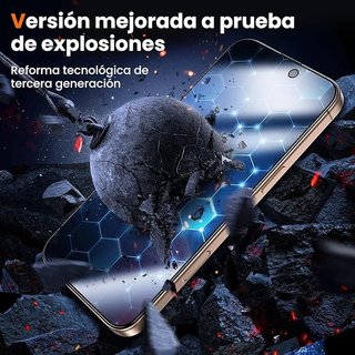 UniqueMe 2x Protector Privacidad iPhone 16 Pro