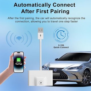 PAUNEZUEL Adaptador CarPlay inalámbrico