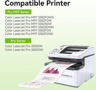 Swiss toner 219X 4x Toner No chip HP MFP 3302FDWG