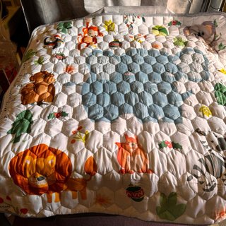 Tappeto gioco bambini 127x127 cm animali