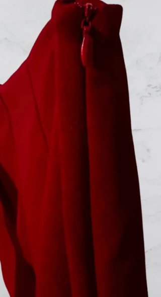 Falda pantalón roja con botones!
