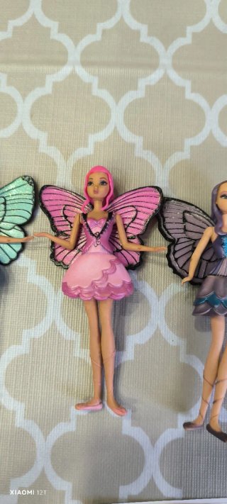Set 4 Bambole Barbie Mariposa Fairy Friends