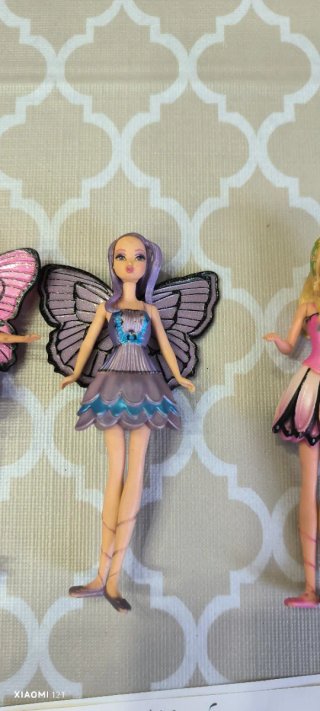 Set 4 Bambole Barbie Mariposa Fairy Friends