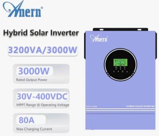 Inversor Solar Híbrido Anern 3200VA/3000W