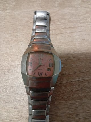Reloj Lotus Mujer Rosa y Plateado