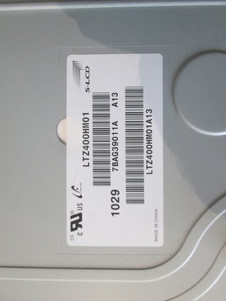 Despiece TV Sony Bravia KDL-40BX400
