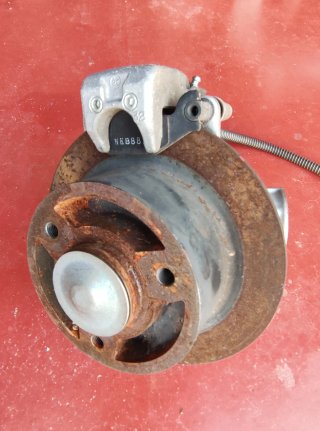 Mangueta, disco y pinza freno Renault Twizy