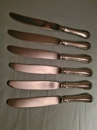 Set 5 Coltelli Vintage Foralberg Radif Argento