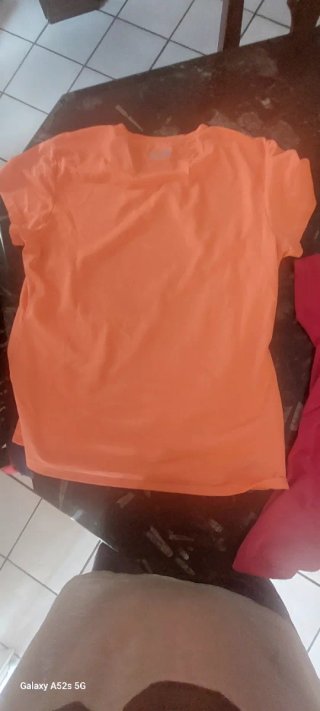 Magliette donna arancione e rossa
