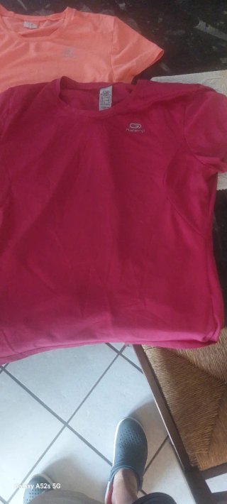 Magliette donna arancione e rossa