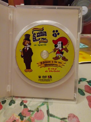 DVD La Vuelta al Mundo de Willy Fog y D'Artacan