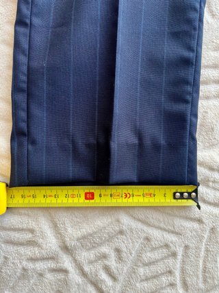 Pantalón vestir traje azul raya diplomática tallaM