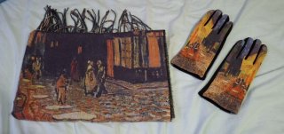 Bufanda/Chal reversible Van Gogh