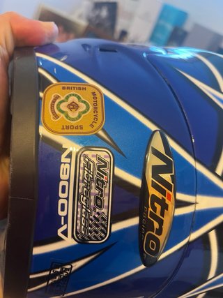 Casco Moto Integral Nitro N900-V Azul