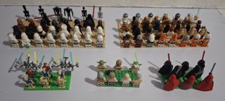 Lote 93 Minifiguras LEGO Star Wars + Regalo (LEED)