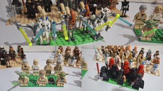 Lote 93 Minifiguras LEGO Star Wars + Regalo (LEED)