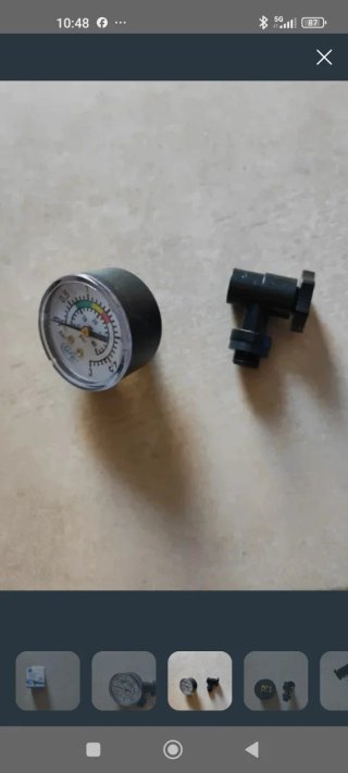 Manómetro GRE Presión Piscina