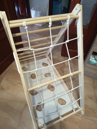 Triángulo Pikler Madera y Cuerdas