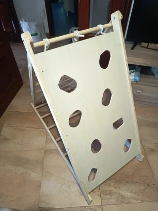 Triángulo Pikler Madera y Cuerdas