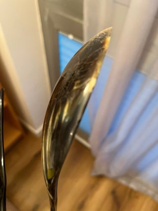 Posate per insalata in osso