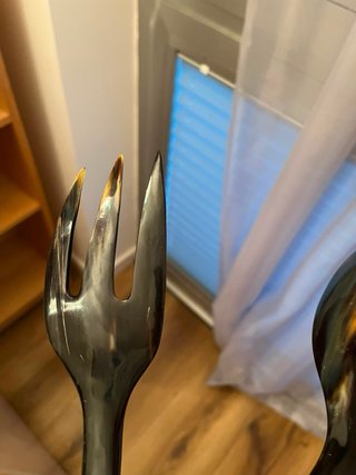 Posate per insalata in osso