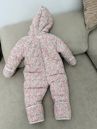 Buzo acolchado bebé flores Tutto Piccolo