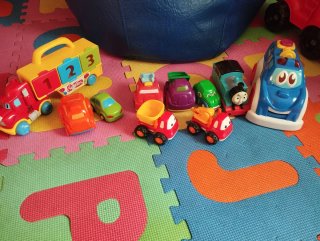 Lote coches grandes con sonido