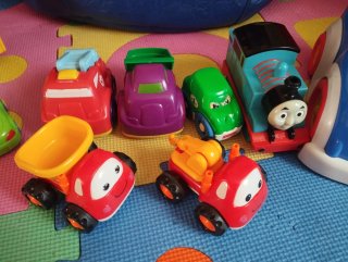 Lote coches grandes con sonido