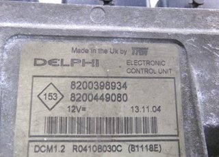 Centralita 8200398934 renault modus 1.5 dci 113910