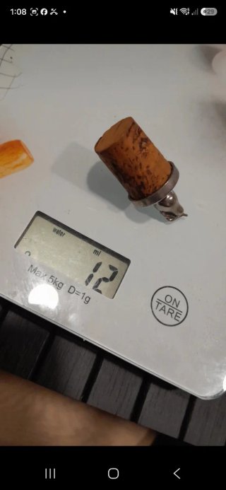 Tapón para botellas de plata