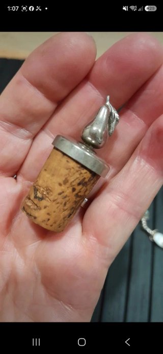 Tapón para botellas de plata