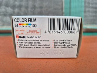 Carrete de fotos QSS Color Film 135-100
